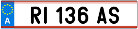 Truck License Plate